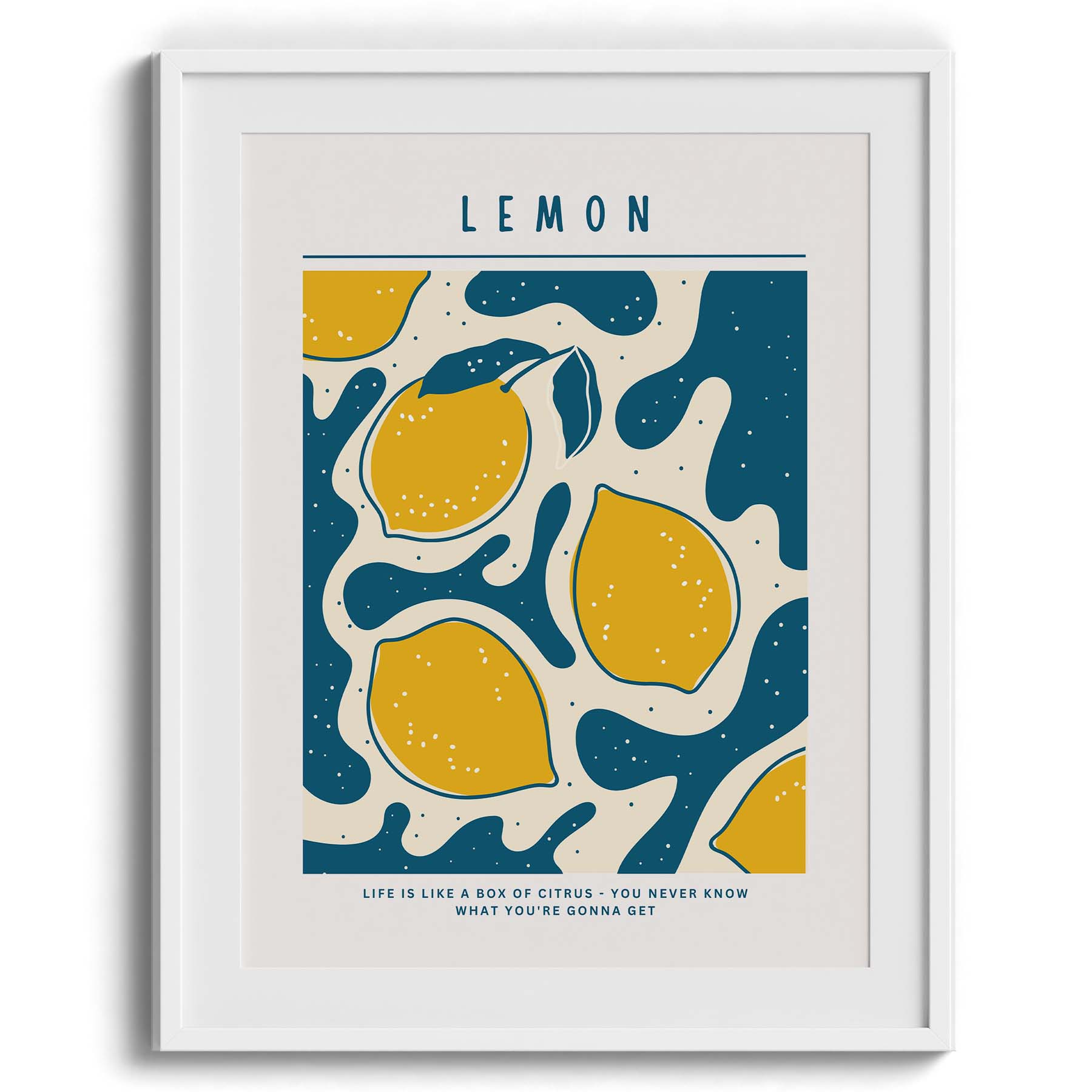 Lemon Citrus Life Canvas Wall Paintings