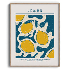 Lemon Citrus Life Canvas Wall Paintings