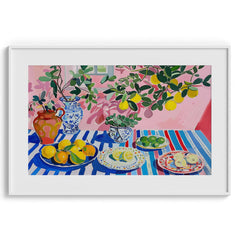 Lemon Garden Harmony Canvas Wall Paintings