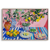 Lemon Garden Harmony Canvas Wall Paintings