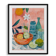 Lime & Ceramics Harmony Canvas Wall Art