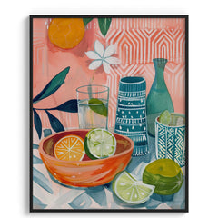 Lime & Ceramics Harmony Canvas Wall Art