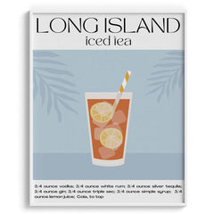 Long Island Iced Tea Wall Painting For Cafe