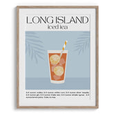 Long Island Iced Tea Wall Painting For Cafe