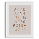 Lowercase Alphabet Kids Poster