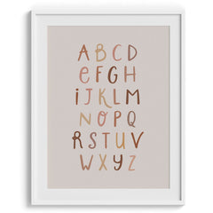Lowercase Alphabet Kids Poster
