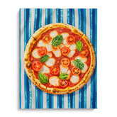 Margherita Pizza with Tomatoes and Basil Modern Wall Art