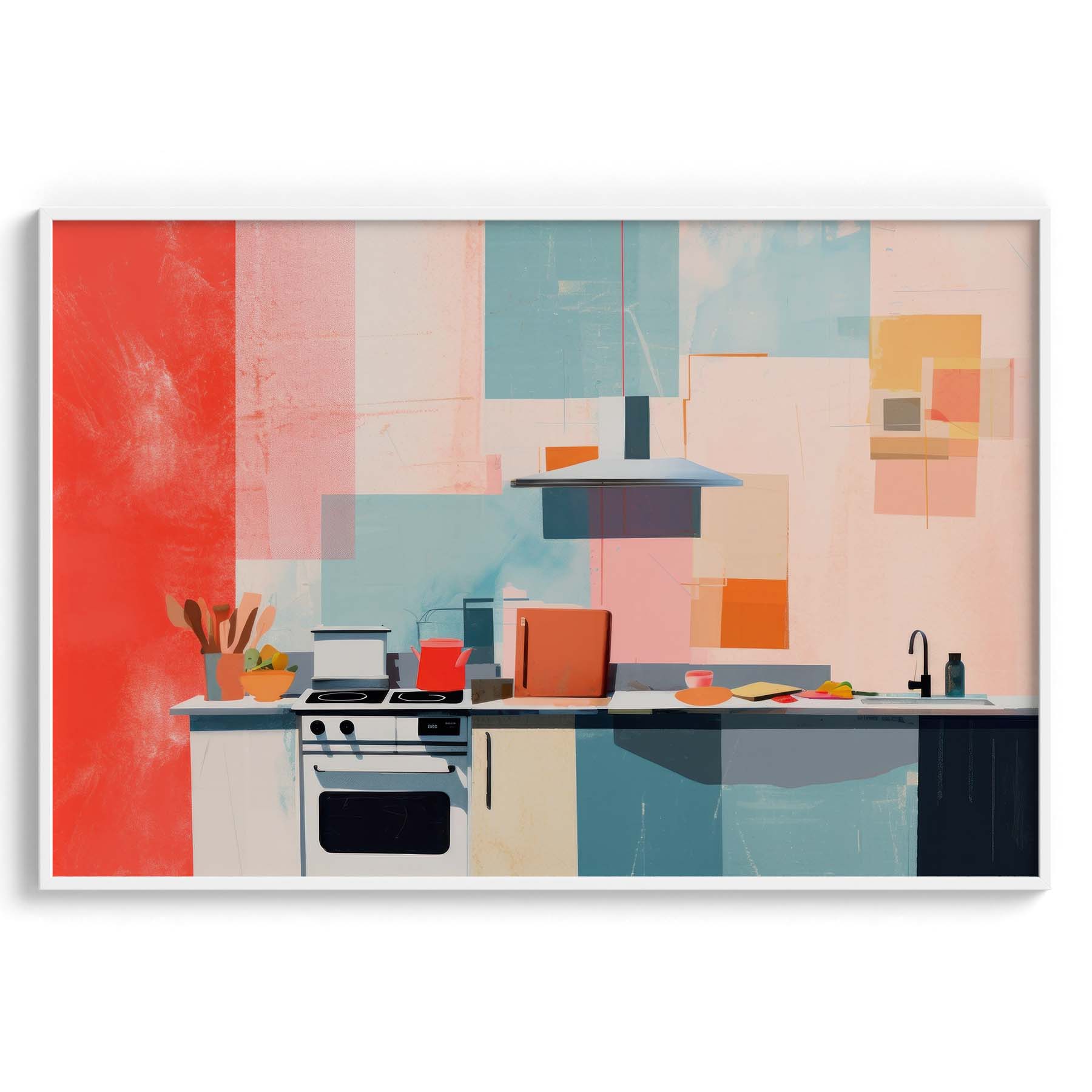 Modern Abstract Kitchen Canvas Wall Art