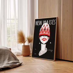 New Masses Retro Magazine Cover