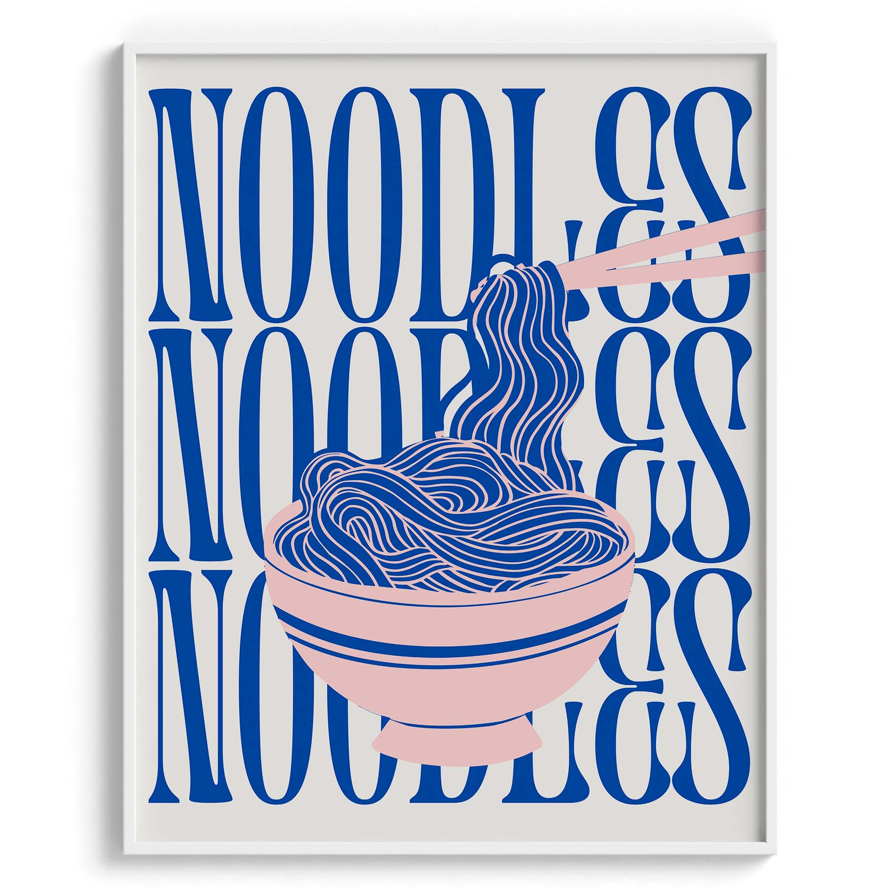 Noodle Bowl Wall Art Painting