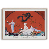 Oriental Dragon Banquet Scene