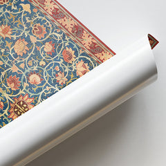 Ornamental Persian Floral Carpet Design