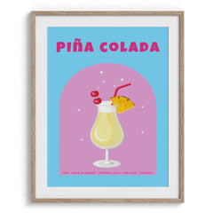Piña Colada Bliss Wall Painting For Kitchen