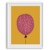 Pink Balloon Minimal Kids Poster