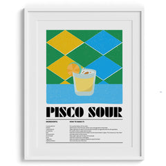 Pisco Sour Framed Art For Wall