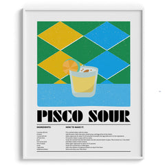 Pisco Sour Framed Art For Wall