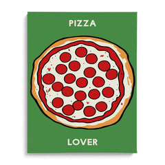 Pizza Lover Wall Painting For Cafe