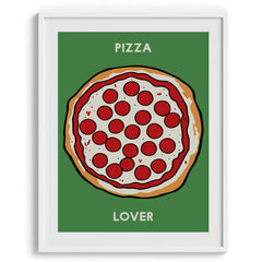 Pizza Lover Wall Painting For Cafe