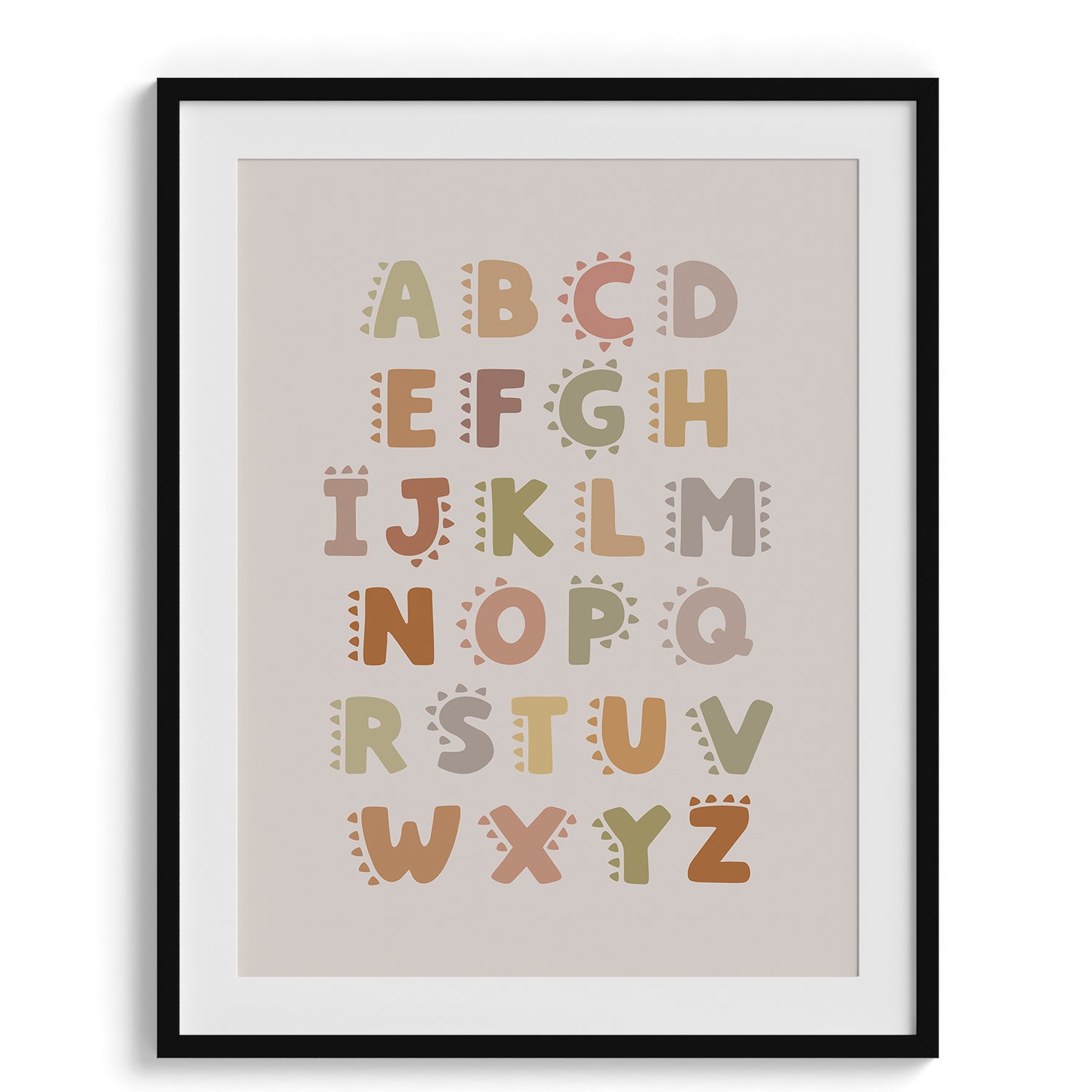 Playful Alphabet Wall Art