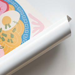 Ramen Bowl Delight Art Poster