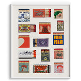 Retro Matchbox Collage Wall Art