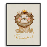 Roar! Little Lion Cub Print