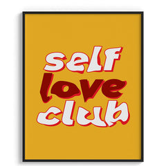 Self Love Club Bold Typography