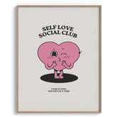 Self Love Social Club Cartoon Heart
