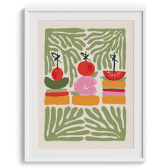 Stacked Sandwiches Wall Poster