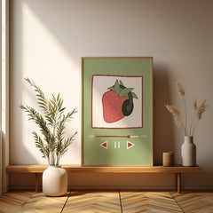 Strawberry Beats – Music Illustration