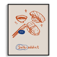Sushi Addict Wall Art Frames