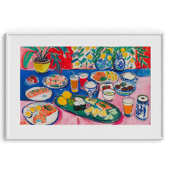 Sushi & Sake Feast Framed Art For Wall