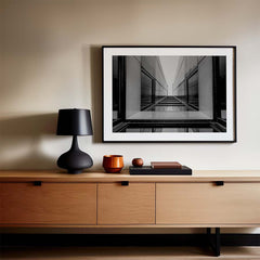Greyscale Granduer Wall Art Painting