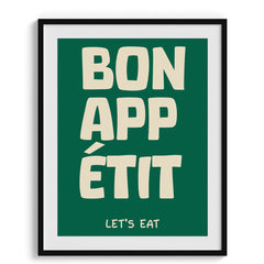 Bon Appetit Lets Eat Wall Painting For Cafe