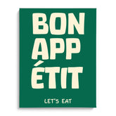 Bon Appetit Lets Eat Wall Painting For Cafe
