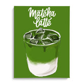 Matcha Latte Refresh Framed Art For Wall