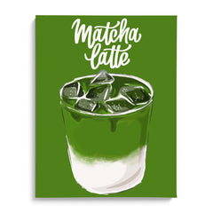 Matcha Latte Refresh Framed Art For Wall