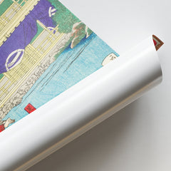 Traditional Japanese Temple Scene