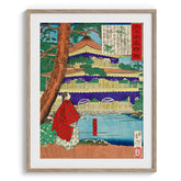 Traditional Japanese Temple Scene