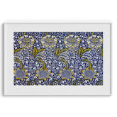 Vintage Blue Floral Pattern