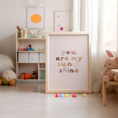 You Are My Sunshine Nursery Print