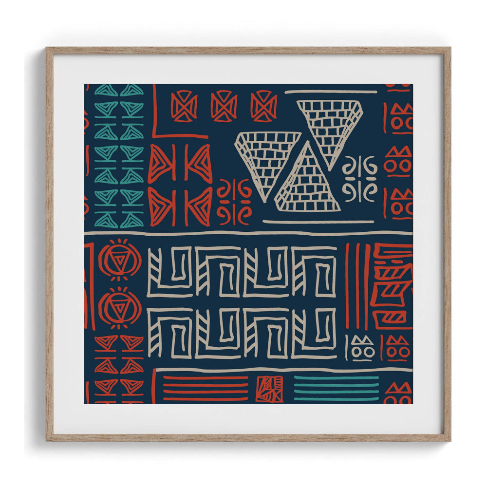 Tribal Tides Wall Art Painting