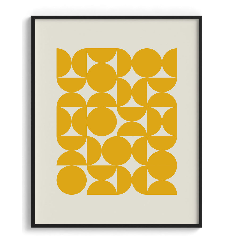 Dynamic Bauhaus Wall Art Painting