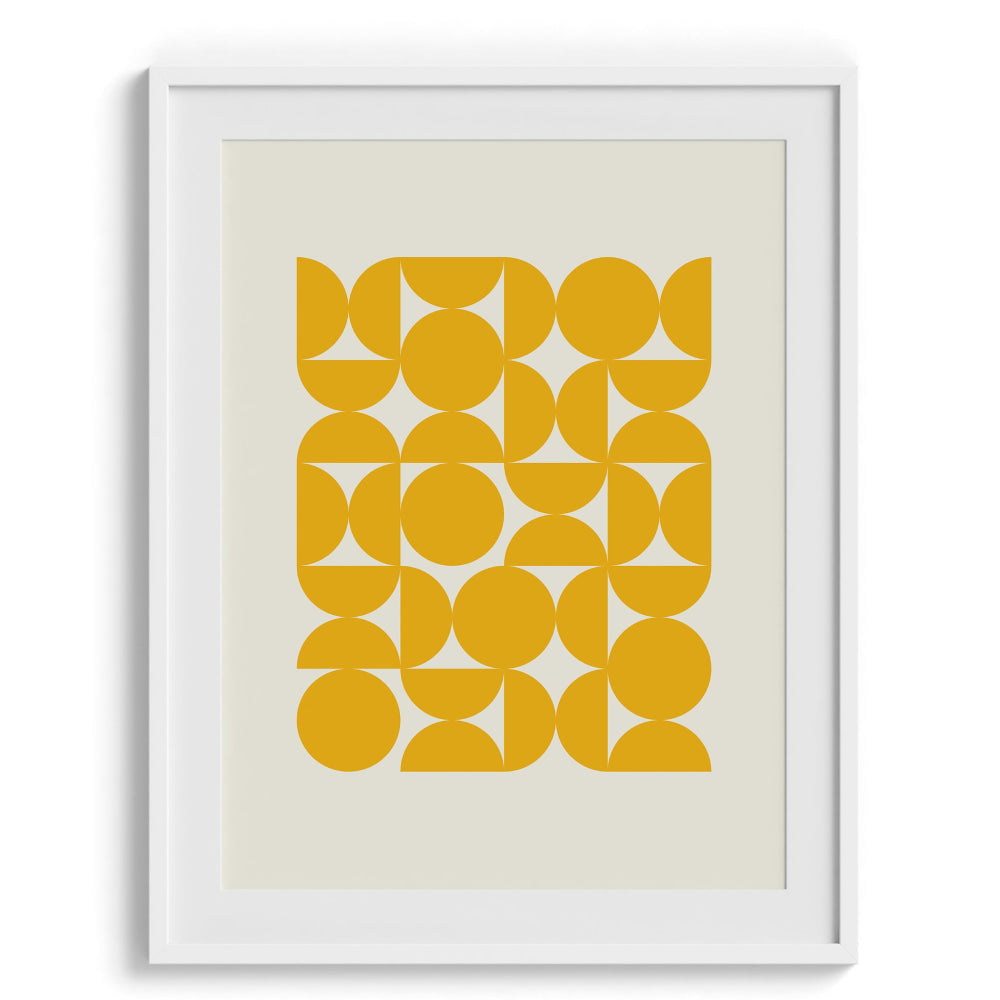 Dynamic Bauhaus Wall Art Painting