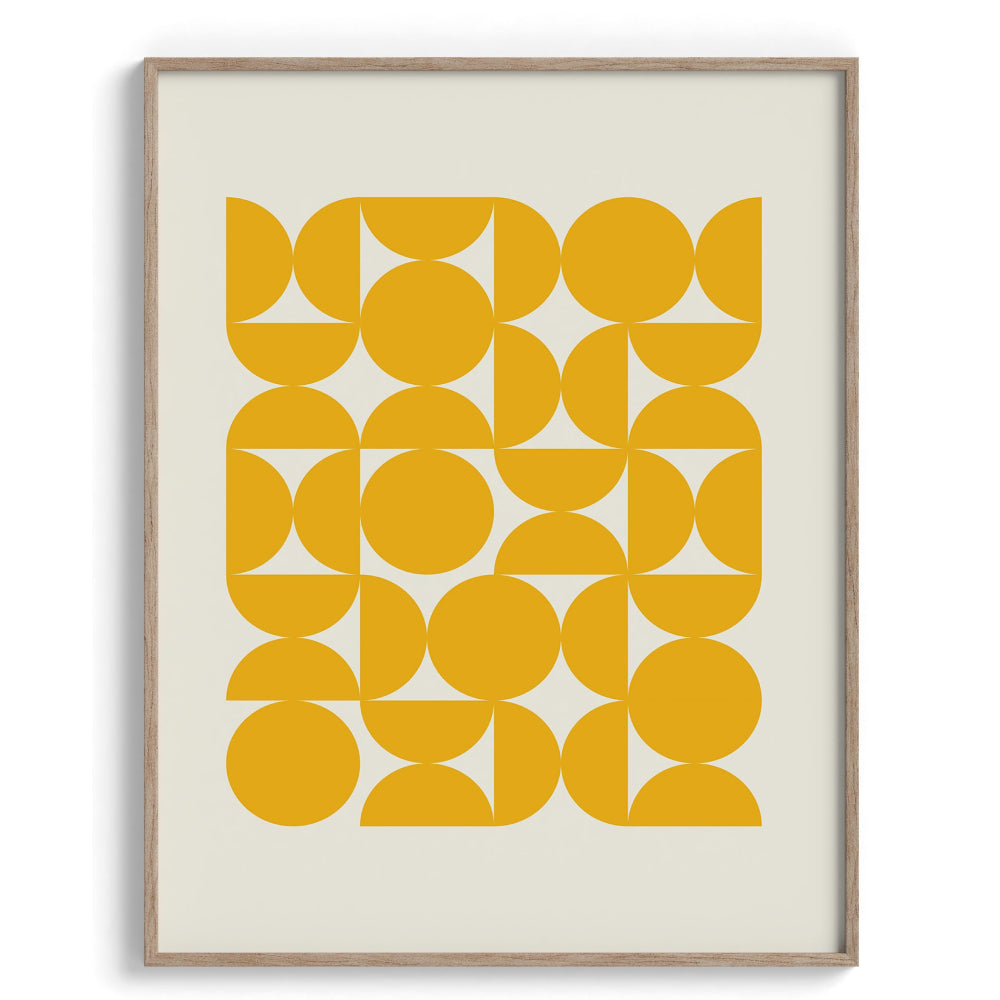 Dynamic Bauhaus Wall Art Painting