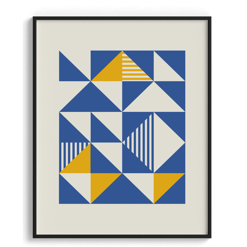 Bold Bauhaus Wall Art Painting