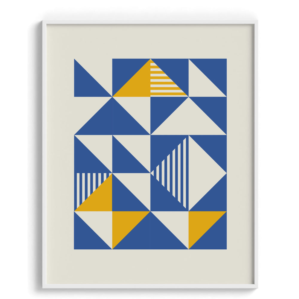 Bold Bauhaus Wall Art Painting