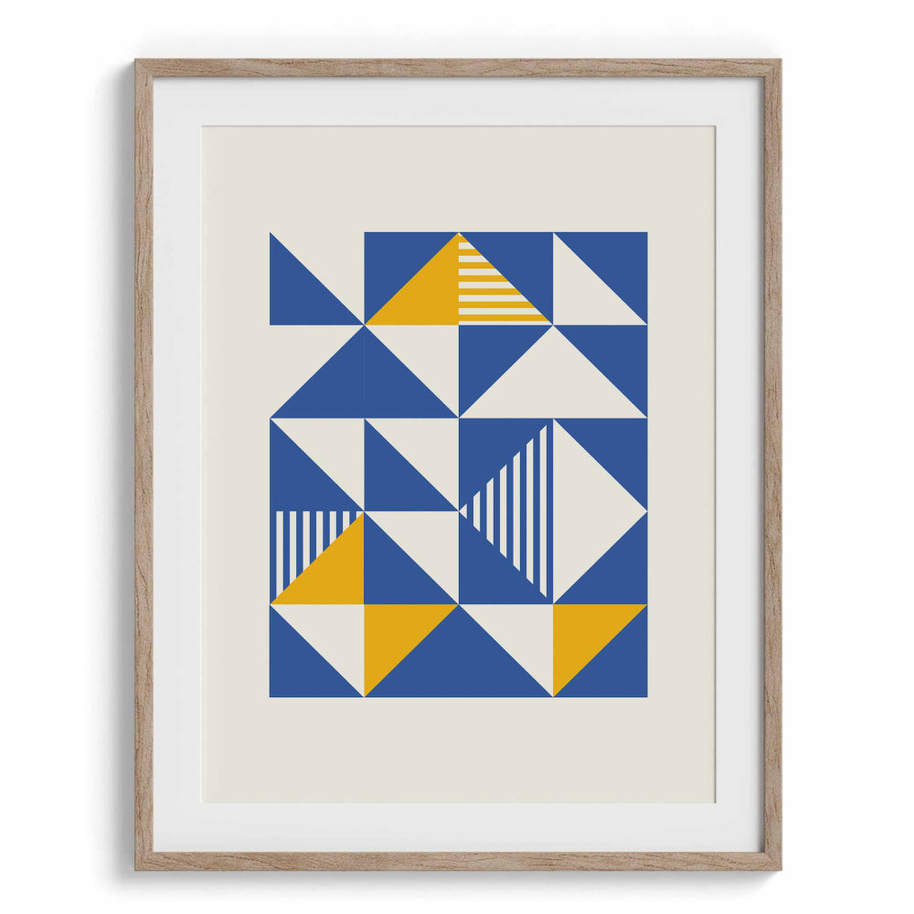 Bold Bauhaus Wall Art Painting