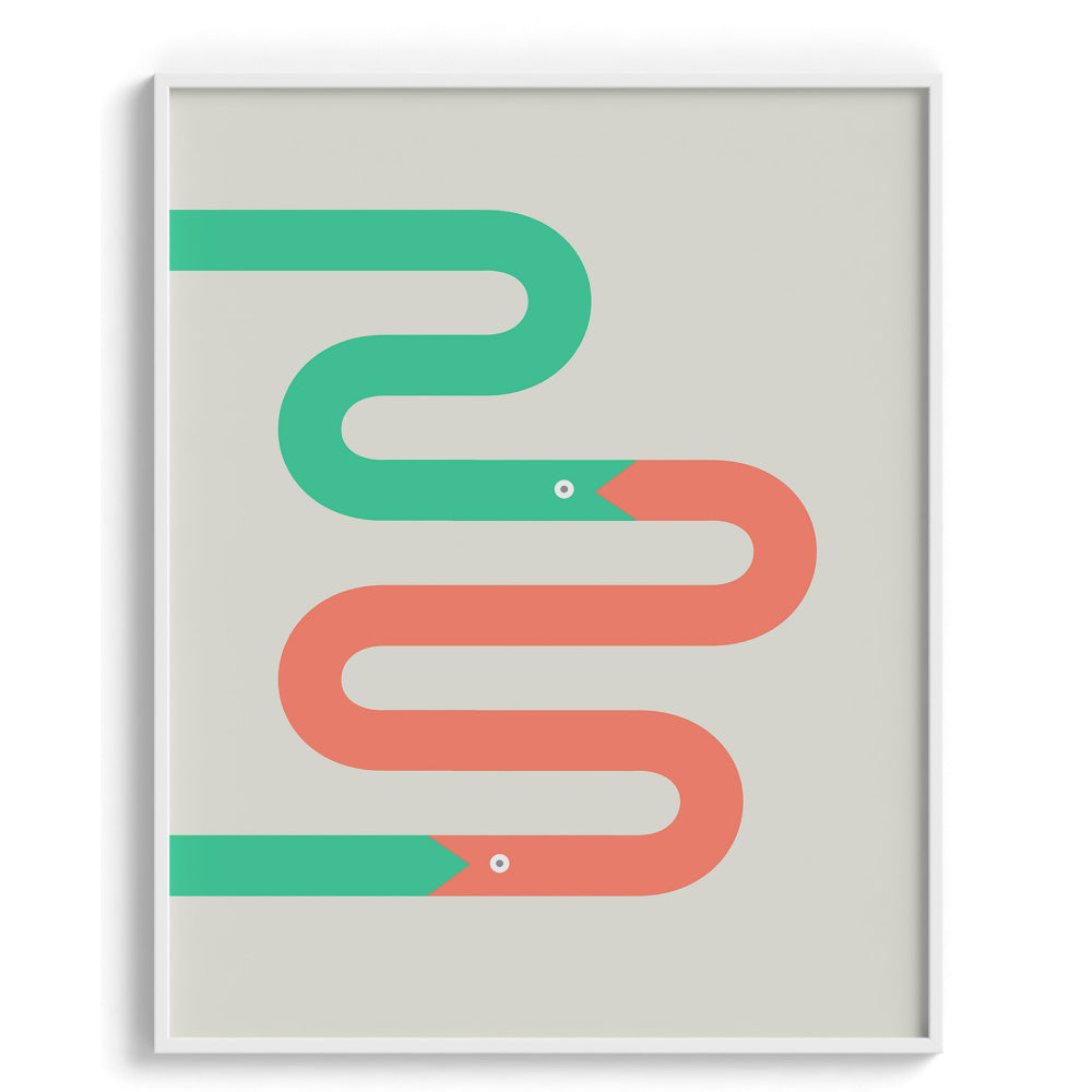 Bold Geometry Framed Art For Wall