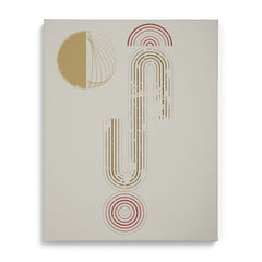 Lines and curves Framed Art For Wall